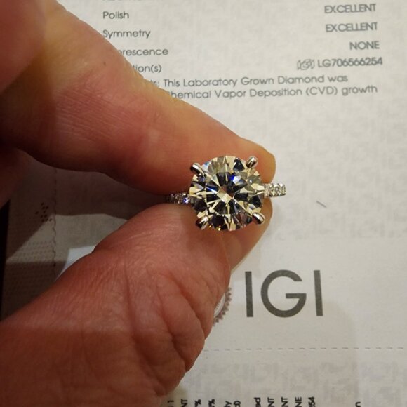 Tacori Dantela Round Solitaire Engagement Ring with Round Diamond Size 5.5 - Picture 11 of 14